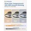 ZMISHIBO Low Profile Ceiling Fans with Lights and Remote, Modern