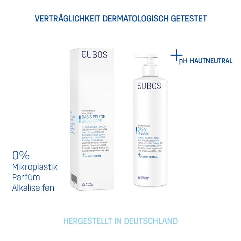 Eubos Washing emulsion with dosage blue, 400 ml, against blemished