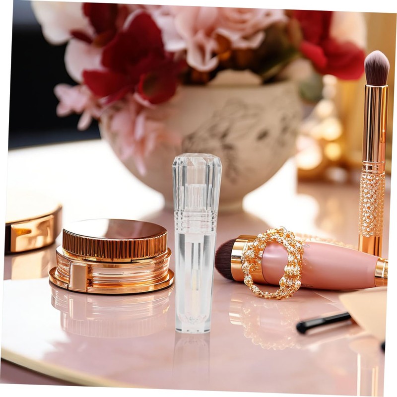 Baluue 2pcs Empty Lip Gloss Tube Refillable Container for Liquid