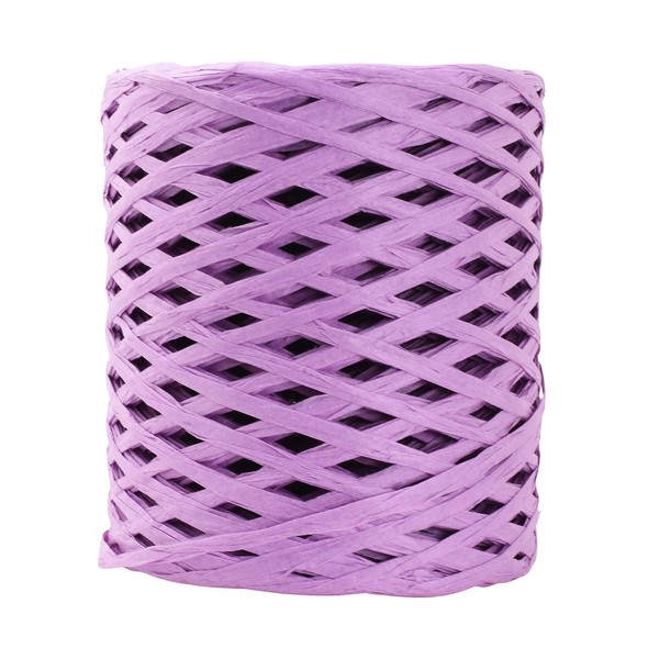Mandala Crafts Purple Raffia Ribbon for Gift Wrapping - 100