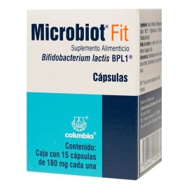 Suplemento Alimenticio Microbiot Fit 15 Capsulas Sin sabor