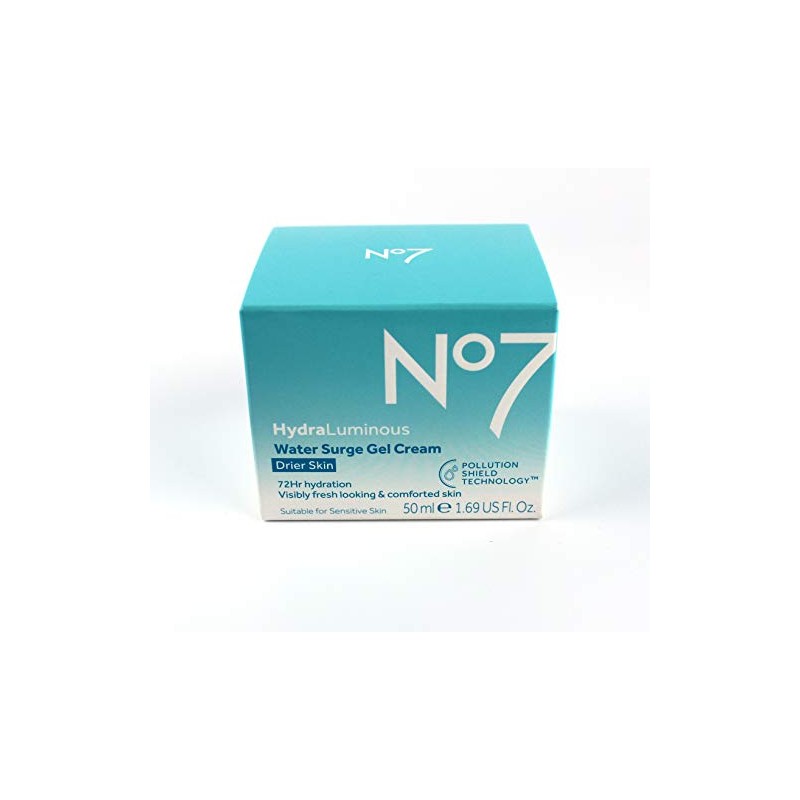 No7 Hydraluminous Water Surge Gel Cream For Drier Skin 50ml