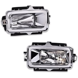 DOTCOM Fog Lights Lamp Compatible with Chevy Silverado 2013 2014 2015,GM2592160 GM2593160 Pair Fog Lights Lamp Left & Right Side Clear Lens