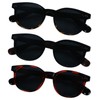YEIN 3Pack Reading Sunglasses for Men/Women,Fashion Sunglasses for Wear(Black+Tortoise+Yellow, 2.00