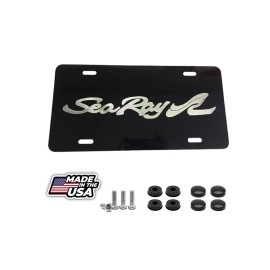 BLVD Sea Ray Logo Aluminium License Plate Highest Quality For All Vehicles