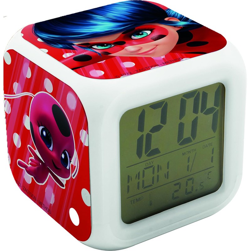 Joy Toy Miraculous Cube Alarm Clock in Gift Pack -