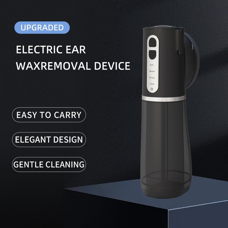 Smart Electric Ear Cleaner,Earwax Removal kit with IPX7 Waterproof Rating,Soft