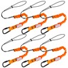 Zeluga 15-482 Tool Lanyard Shock Absorbing with Self-Locking Carabiner, Orange