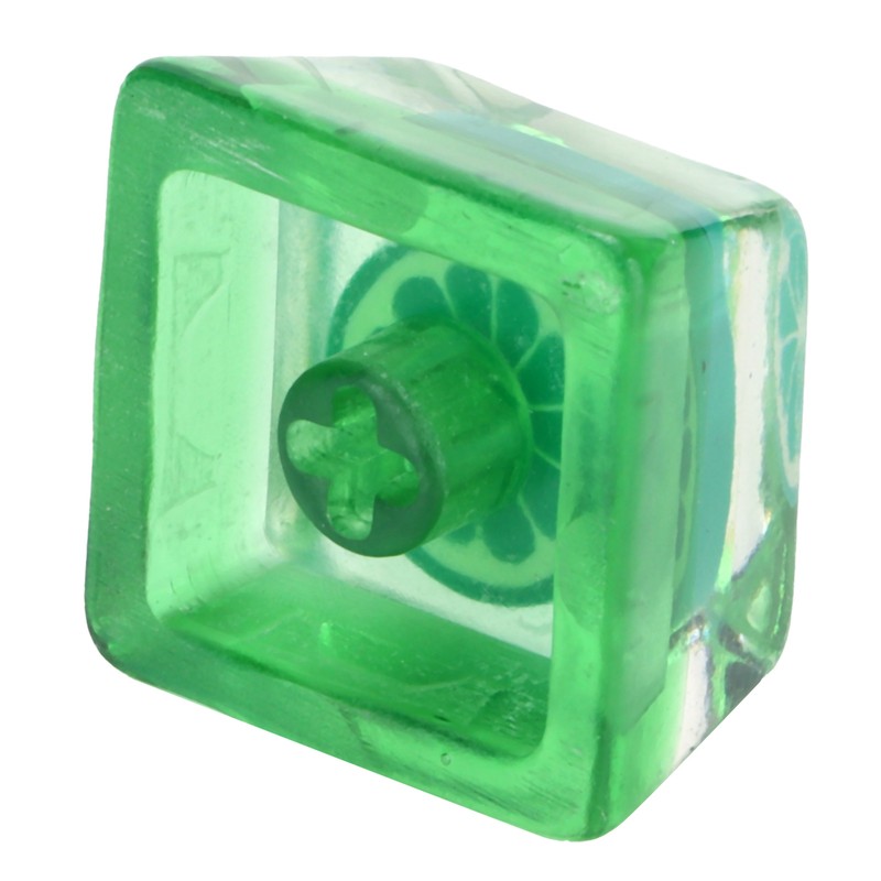 Resin Keycap HandMade CorrosionResistant Universal Mechanical Keyboard Accessories(Lime )