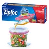 Ziploc Gallon Food Storage Bags, Stay Open Design with Stand-Up