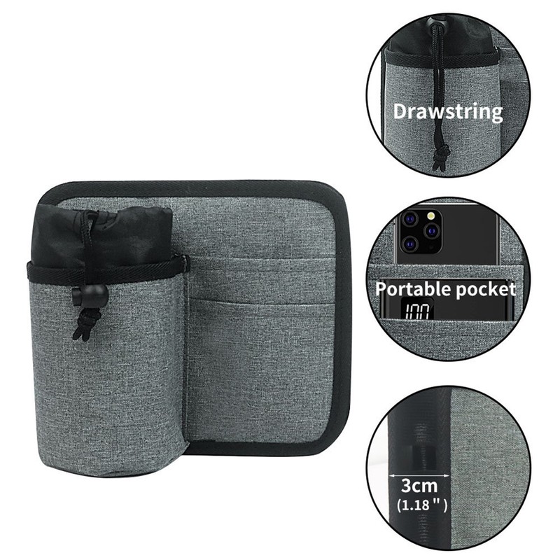 Luggage Travel Cup Holder Outdoor Free Hand Drink Beverage Fits