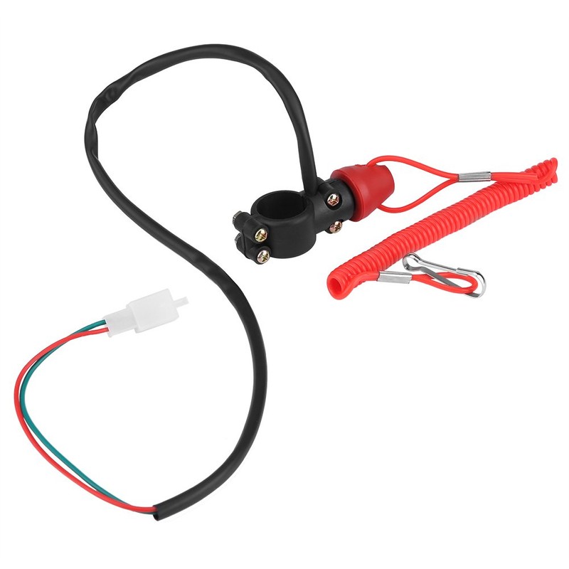 Keenso Motorcycle Outboard Motor Kill Switch, Universal 22 mm 7/8