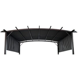 Only choice Outdoor Patio Pergola Replacement Canopy Top Cover Universal Gazebo Canopy Cover Replacement Shade Cover Suitable for 12x9 Ft Pergola Frame, Grey