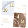 LALAFINA 45 Sets Arabic Clock Numerals Replacement DIY Digital Numbers