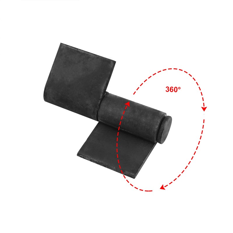 MOUNTAIN_ARK 4 Pack Weldable Lift Off Hinges, 3-3/8" x 1-5/8"