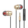 Earphones, In-Ear Headphones Earphones with 3.5mm Hi-Res Extra Bass, Noise
