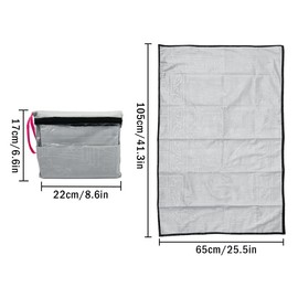 Hitopin Portable Muslim Prayer Rug, Soft Muslim Prayer Mat, Ramadan Portable Travel Prayer Mat, Muslim Prayer Carpet, Islamic Prayer Mat for Muslim Women&Men, Soft Luxury, for Muslim Prayer-Light Gray