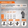 2pcs Rodilleras Elásticas Deportivas Compresion Para Gym