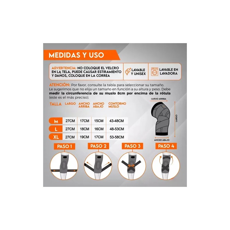 2pcs Rodilleras Elásticas Deportivas Compresion Para Gym