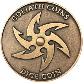Goliath Coins - d20 Female Human Fighter Dice Coin