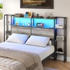 Loomie Headboard for Queen Size Bed with Storage, Headboards with