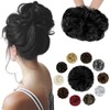 Soulwigger Messy Bun Hair Piece Wavy Curly Scrunchies Fluffy Donut