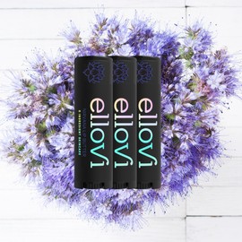 Ellovi Natural Lip Butter Lip Balm - Nirvana - Pure Enough to Eat - Made With Just 6 Vegan Ingredients - 100% Natural & Organic Moisturizing Lip Care for All Day Hydration (3-Pack)