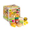 Erzi 28141 Sorting Breakfast Wooden Shop Items for Children, Role