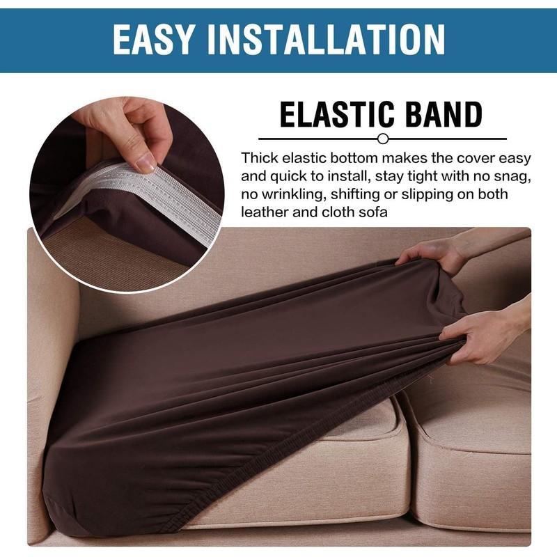 GERLNF - Funda de cojín elástica de terciopelo para silla,