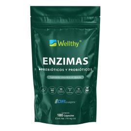 Wellthy Enzimas Digestivas 180 Cápsulas
