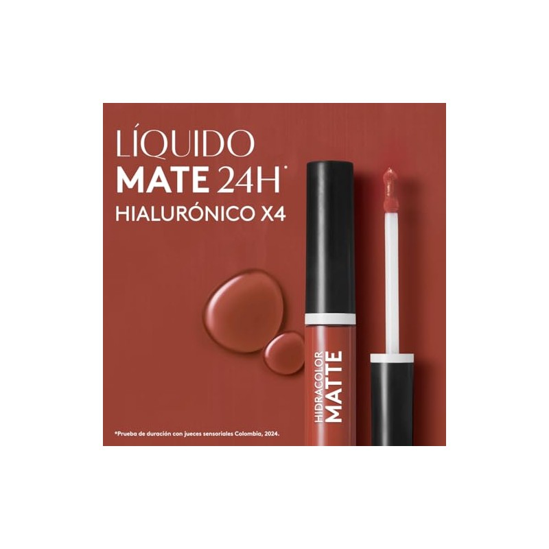 sika Labial Hidracolor Mate Edicin Limitada 6 ml, Acabado Mate,
