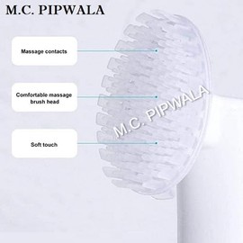 M.C. PIPWALA Empty Facial Cleanser Foaming Face Wash Bottle | Built in Face Brush Bottle (100 ml, 2pcs)