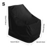 Outdoor Stacked Chair Cover, Water-Resistant Polyester Patio Furniture Protector for
