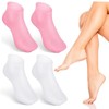 ORFOFE 2pairs Dry Cracked Foot Relief Moisturizing Socks Spa Use
