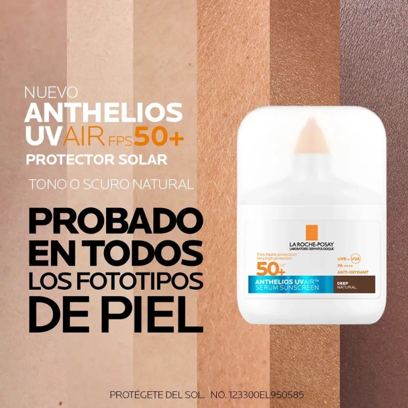 La Roche-Posay Anthelios UV AIR FPS 50+, Protector Solar Tono