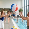 ZKFSIE Beach Ball, 4-Pack Inflatable Beach Balls, Vibrant Design for