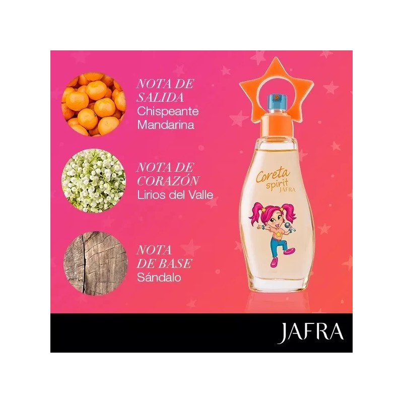 Jactan's 2 Coreta Spirit Jafra Niñas Rico Aroma + Envio