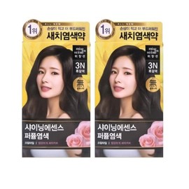 Mise en Scene All New Shining Essence Hair Dye 3N Black Brown 2 Pack / 미쟝센 올뉴 샤이닝 에센스 염색약 3N 흑갈색 2개팩
