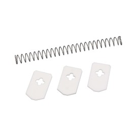 Leifheit Replacement Parts Kit for Cherrymat 37211 Grey Removable Handle 3 Rubber Scraper Replacement Spring