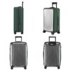 Veki Suitcase Covers with a Zip, dark green