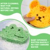 Bath Sponge for Babies, Set of 4 Washing Pads for