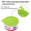 Novique 5 Pack Pet Covers/Dog Cat Lids/Universal BPA Free/Silicone Pet