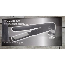 Wimex Beauty Hair   Ceramic Flat Iron black By Wimex Beauty Original New