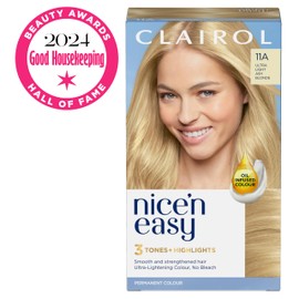 Clairol Clairol Nice'n Easy Crme, Natural Looking Oil Infused Permanent Hair Dye, 11A Ultra Light Ash Blonde