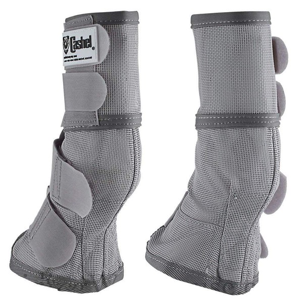 Cashel Crusader Horse Leg Guard Fly Boots 3, Grey, Draft