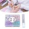 60pcs Nail Art Sanding Caps Dead Skin Removal Manicure Grinding