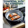 Cook N Home Professional 8/10/12 Inch Heavy Nonstick Frying Pan