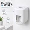 Wall Mounted Toothpaste Dispenser for Bathroom Use – Waterproof Plastic