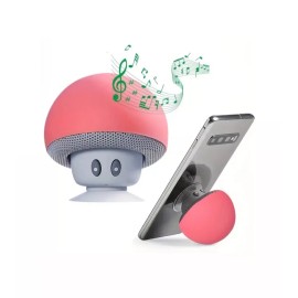 Unbranded Portable Mini Wireless Mushroom Bluetooth Speakers with Built-in Mic