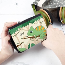 Striefchen® Children's Wallet with Animal Motif and Name of Choice, orange, Contemporary